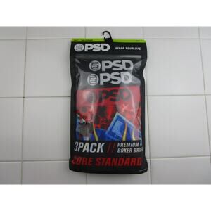 PSD Standard Core Flames Money Men's Large (36-38) Premium Boxer Briefs